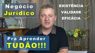 Existência, Validade e Eficácia do Negócio Jurídico | Aprende Direito