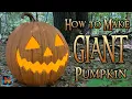How to make a GIANT pumpkin out of paper mache