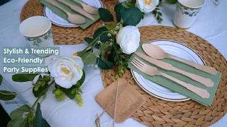 Stylish Trending Eco-Friendly Party Supplies Tableclothsfactory com