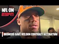 Russell Wilson on contract drama I was definitely disappointed about it NFL on ESPN