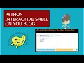 Interactive Python shell on your blog