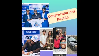 omg congrat davido as he sign multi million deal with 1xbet i had the best b day chioma oap lolo