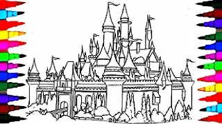 How To Color Kids Castle Rainbow Sparkle - Coloring Pages