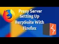 How to add Burp Suite PROXY SERVER in Firefox Configure Burp-Suite with Firefox