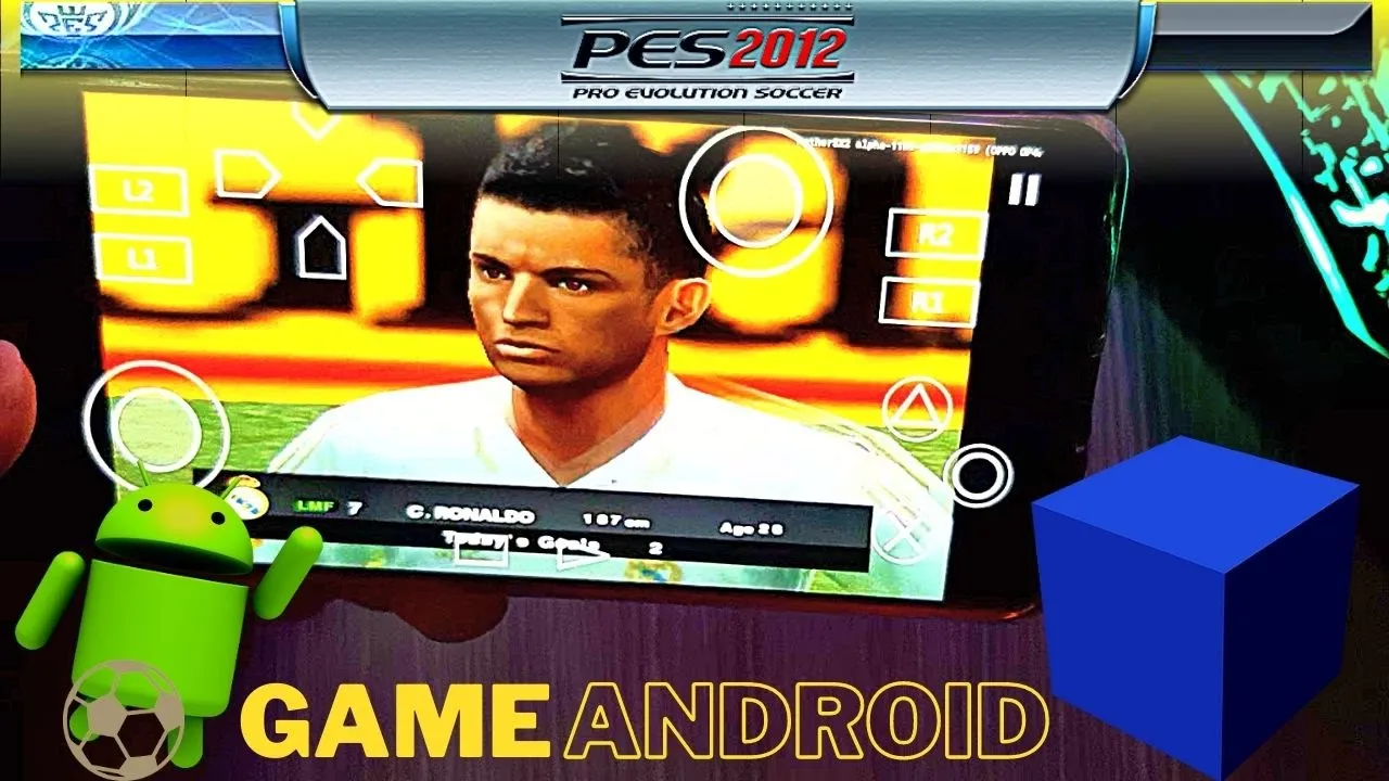 Pro Evolution Soccer 2012 - PS2 Emulator Android Gameplay - Aether SX2 APK - PSE 2012 Mobile - 2022