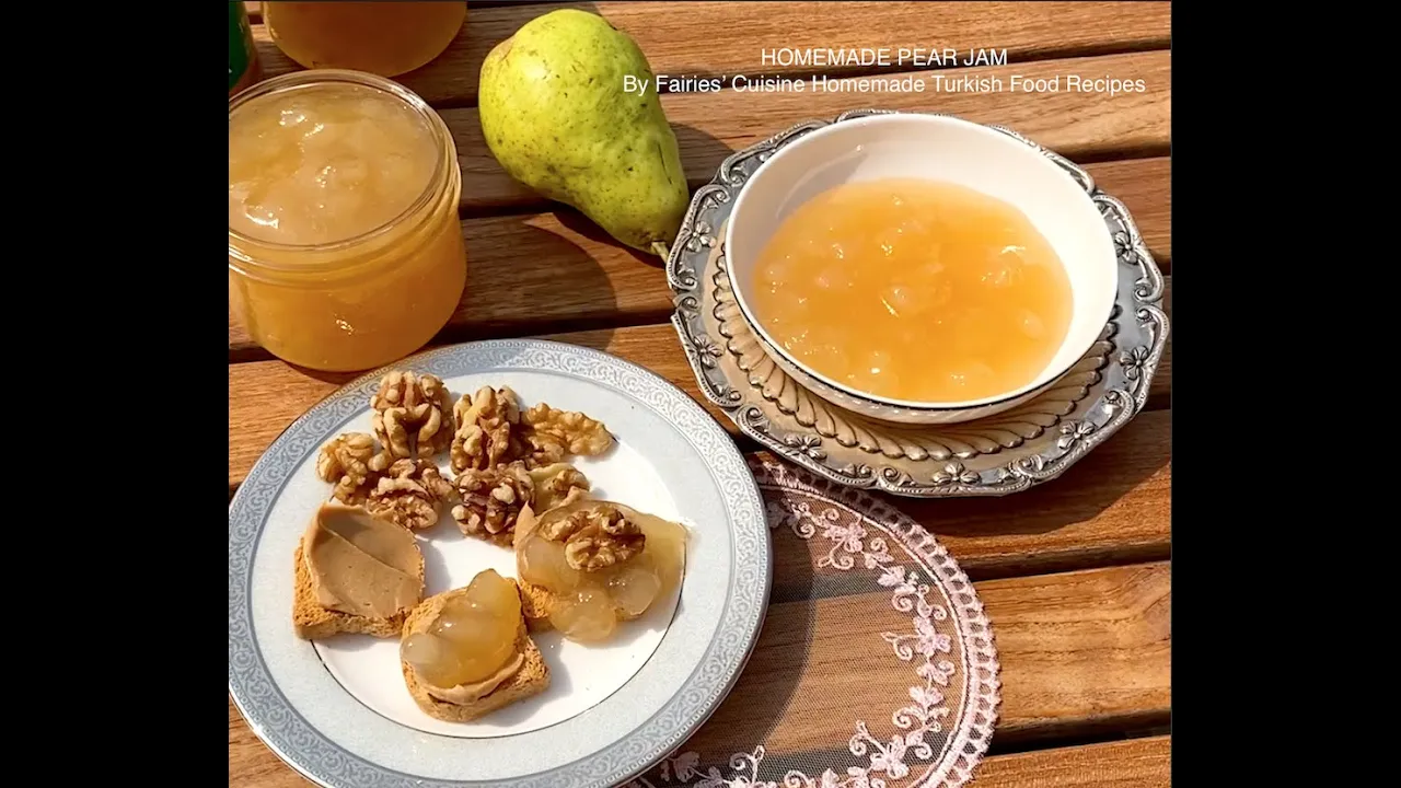 HOMEMADE PEAR JAM: TRADITIONAL, NATURAL SUN-COOKING TECHNIQUE