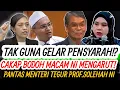 Lagu MENTERI TEGUR PROF.SOLEHAH! TAK GUNA GELAR PENSYARAH KALO BUAT MALU CAM NI!?CAKAP BODOH TAKGUNA AKAL