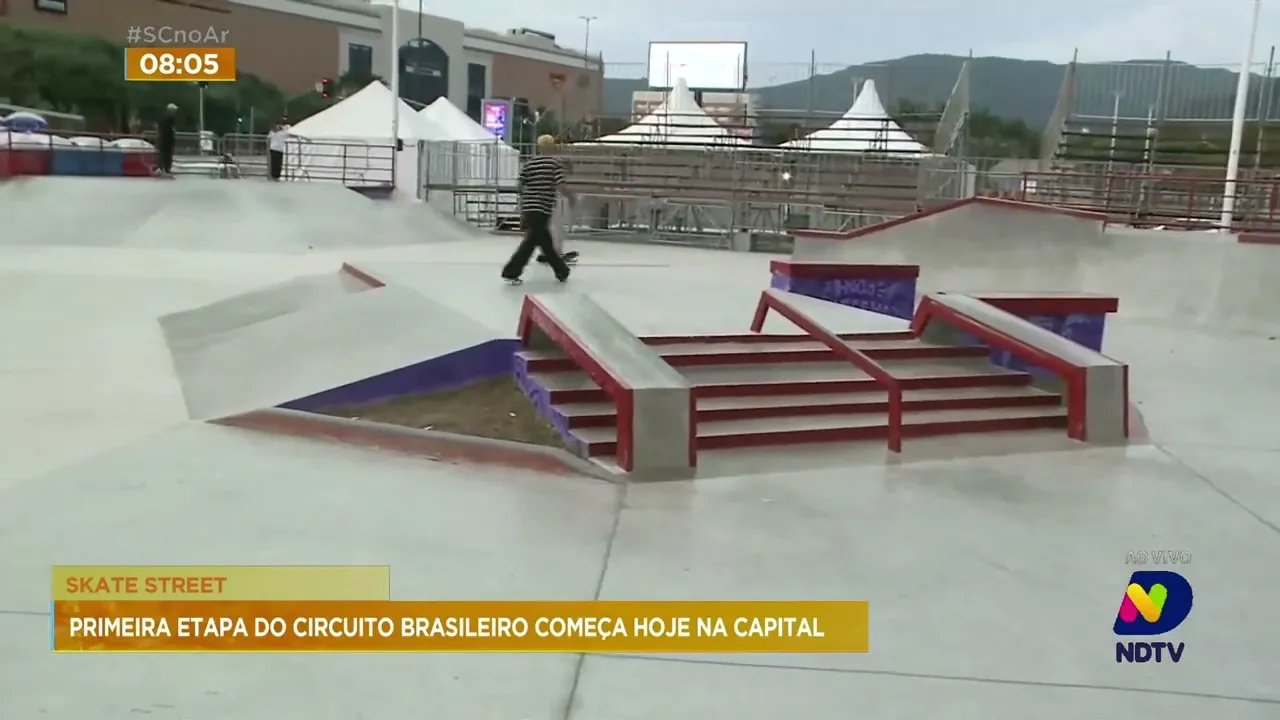 Primeira etapa de Circuito Brasileiro de skate começa nesta sexta-feira em Florianópolis