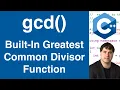 Built-In gcd Greatest Common Divisor Function C Tutorial