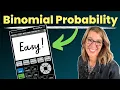 Binomial Probabilty with the TI84 Binomial PDF Function on the TI84