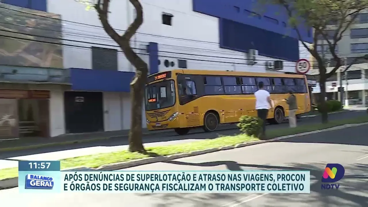Fiscalização no Transporte Coletivo de Chapecó