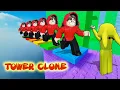 Download Lagu Yuta, Mio Dan Baby Celine Naik Tower Clone Jadi Banyak || ROBLOX
