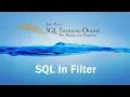 Sql Training Online - Sql In Filter 2019