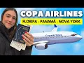 COPA AIRLINES ECONOMY CLASS Florianopolis Panama NEW YORK JFK