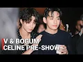 Download Lagu BTS Taehyung \u0026 Bogum and Suzy at CELINE pre-show FULL FANCAM| V 뷔 Paris fashion week 2025