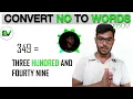 Java Program to convert number to words Java Program