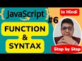 JavaScript Functions Tutorial JavaScript Tutorial Step by step in Hindi
