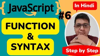 JavaScript Functions Tutorial JavaScript Tutorial Step by step in Hindi