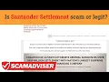 Santander Multistate Settlement - scam or legit notice Can you get an auto loan relief or money