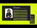 Build A Responsive Portfolio Website Design HTML CSS JavaScript Part 4