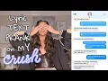 SONG TEXT PRANK ON MY CRUSH GONE WRONG