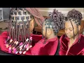 Short Knotless Braids With Curly Ends Spiced Cranberry Hair Blend