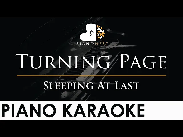 Download MP3 Sleeping At Last - Turning Page - Piano Karaoke Instrumental Cover with Lyrics