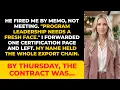 The New CEO Called My Job A Bottleneck Then Froze A 1 4B Contract By Firing Me