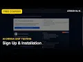 AI-Driven Unit Testing 04 16 - Sign Up and Installation