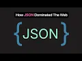How JSON dominated the web