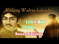Download Lagu KIDUNG WAHYU KOLOSEBO - LIRIK \u0026 ARTI | Kidung Jawa (TERBARU )