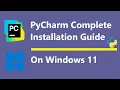 How to install PyCharm on Windows 11 2025 PyCharm Community Edition