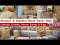MEESHO AMAZON HAUL SIMPLYFY Your SPACE with Best Throws Runner carpet curtains cushion covers