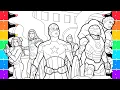 Coloring Avengers Superhero Coloring Pages Marvel Superheroes
