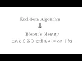 Be zout s Identity and Application of Euclidean Algorithm NT-Ch 2-S2 5 - Part 2