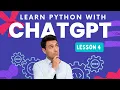 Learn Python with ChatGPT - Lesson 4 Control Flow and Conditionals