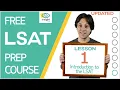 Lesson 1 Introduction to the LSAT