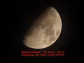 Waxing Crescent Moon Phase - September 23 2023 10 09 PM CST 7th Moon Day 8