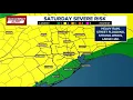 Track the radar Cold front moving toward Houston