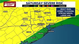 Track the radar Cold front moving toward Houston