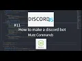 How to make a discord bot Tempmute and Unmute commands