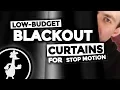 Cheap Flexible Blackout Curtains for STOP MOTION DofWorks Animation