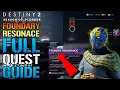 Destiny 2 Foundry Resonance FULL QUEST GUIDE Craft God Rolls TODAY Season Of Plunder