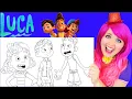 Coloring Luca Friends