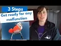 Skydiving safety - 3 steps to react to any malfunctions The right way
