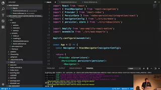 Adrian Hall AWS Amplify Javascript AppSync Grap L