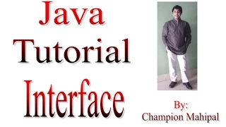 Learn Java Tutorial 25 Interface with Example