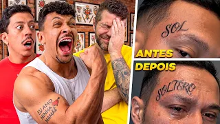 ELES FIZERAM AS TATUAGENS MAIS VERGONHOSAS DO MUNDO 😂 (ft. Renato Albani & Victor Sarro) 