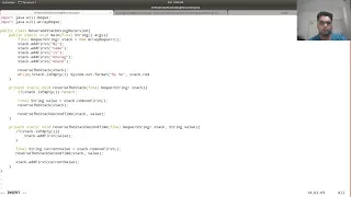 JAVA DATA STRUCTURE STACK How To Reverse A Stack Using Recursion