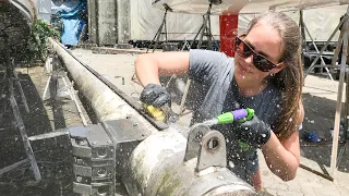 ⛵️The transformation of our sailboat mast + correct way of greasing a winch LTP #108